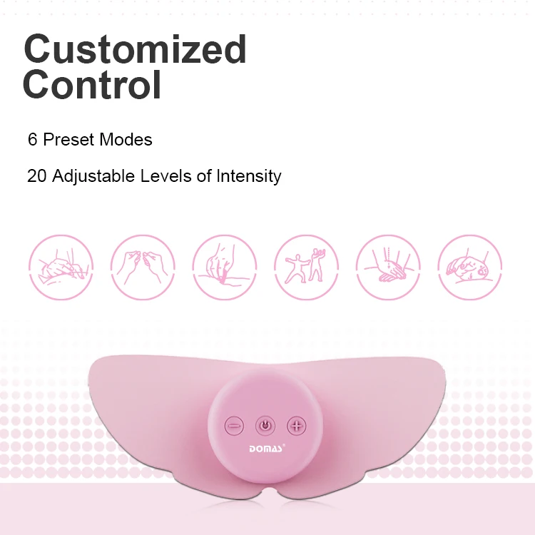 DOMAS Tens Wireless Remote Control Muscle Stimulator Back Massage Machine