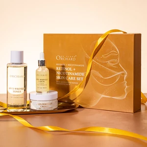 OEM/ODM Private Label Nicotinamide Retinol Whitening Anti Aging Skincare Set