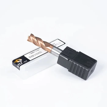 4-Flute High Feed Carbide End Mill Mold and Die TiSiN+X Coated CNC Milling Cutter 50HRC 55HRC 65HRC OEM Customized Support