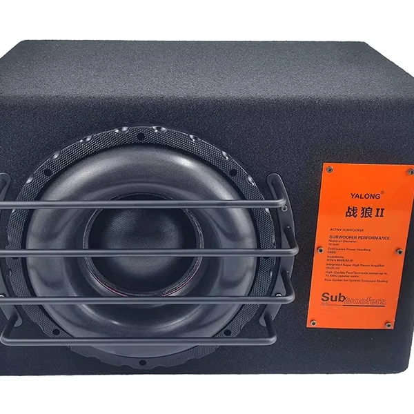 10 Inch DVC SPL Subwoofer Speaker RMS 300W Class D Car Active Sound Car Speakers Box Car Ported Enclosure Active Subwoofers