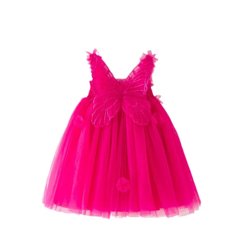 Princess Mesh Dress for Girls - Summer Fairy Style Tutu