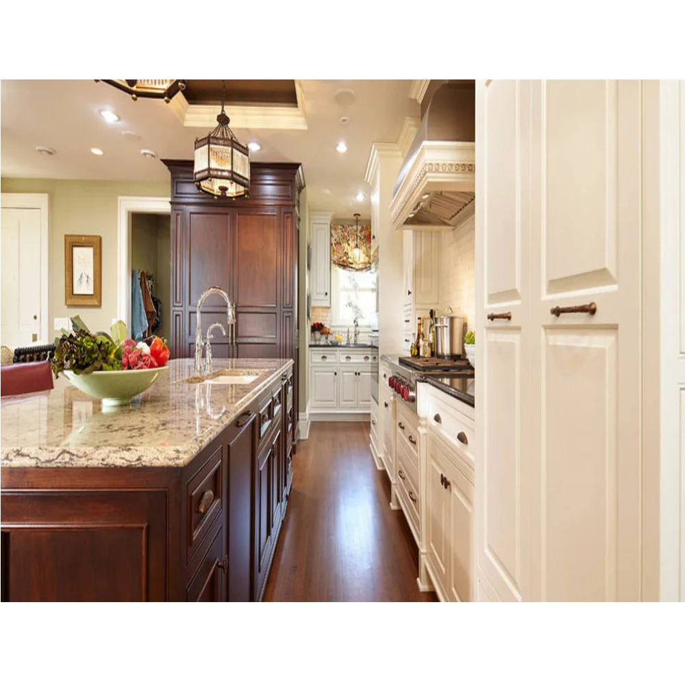 Modern Shaker  Pattern White  Modular Kitchen Kitchen Cabinets White series Full Set For Wholesale