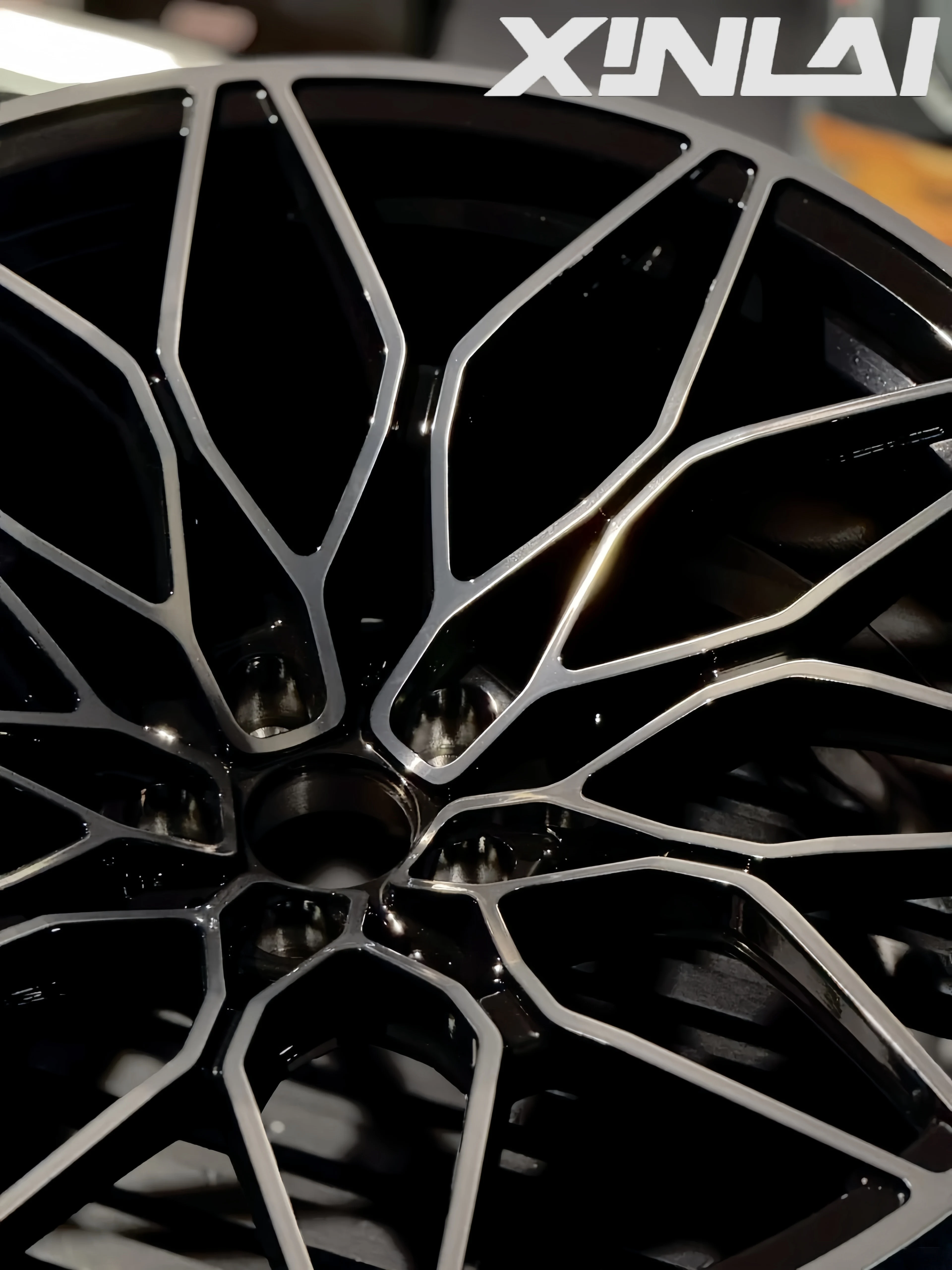 XINL Forged Wheel Custom Deep Lip Design Alloy Wheels 18 Inch 1 Piece Wheel for Racing Car Rims Gloss Black - Image 4