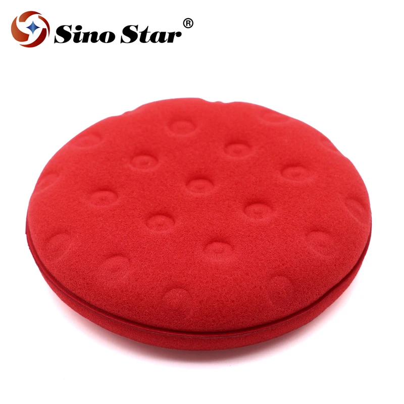 Лидер продаж 2022 года, подушечки-аппликаторы для ухода за автомобилем, губка для полировки колес, двусторонняя губка для красоты автомобиля, цена SP00118