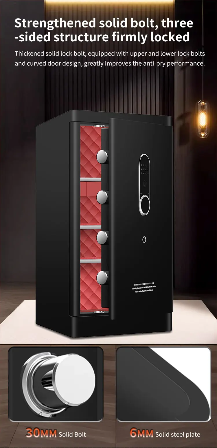 CEQSAFE Fingerprint Password Safe with Comprehensive Screen Protector Small WIFI Remote Anti-Theft Features factory