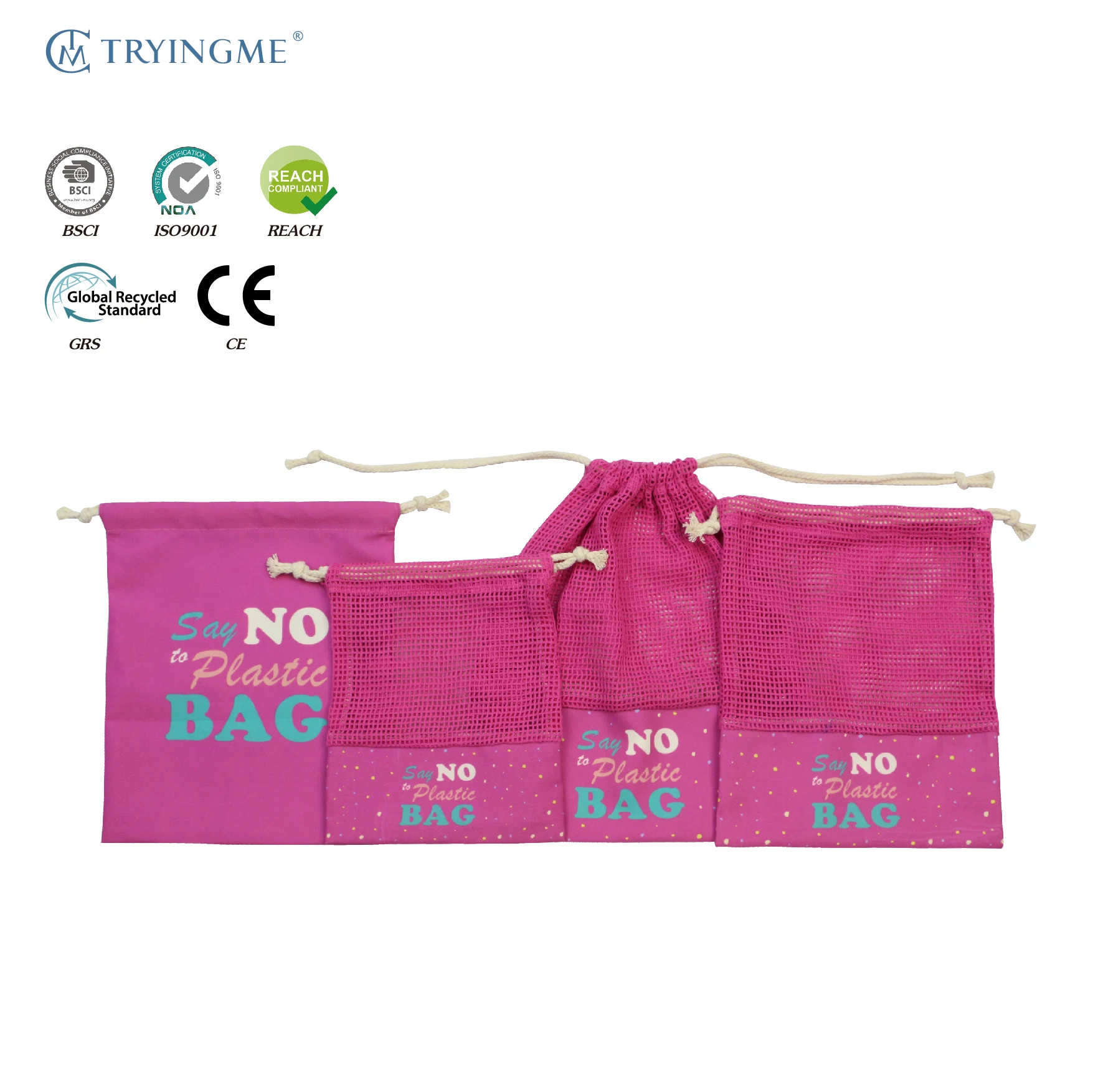 Personalized Cosmetic Storage Packing Bags Creative Jewelry Gift Cotton Mesh Drawstring Pouch Bag