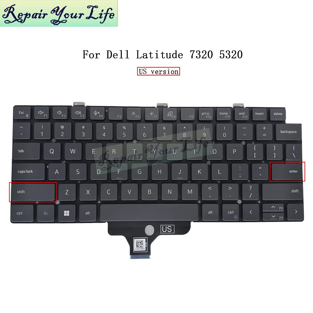 Dell Latitude 5320 5330 7320 7330用米国英語ラップトップ