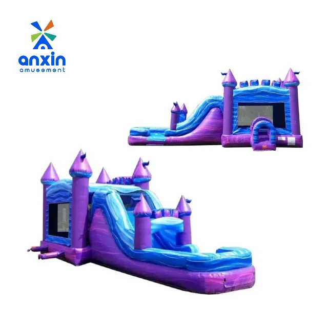 Water Ripple Inflatable Bouncing Bed with Slide Factory Direct Sale Hot Sale with Good Quality and Low Price Made in China