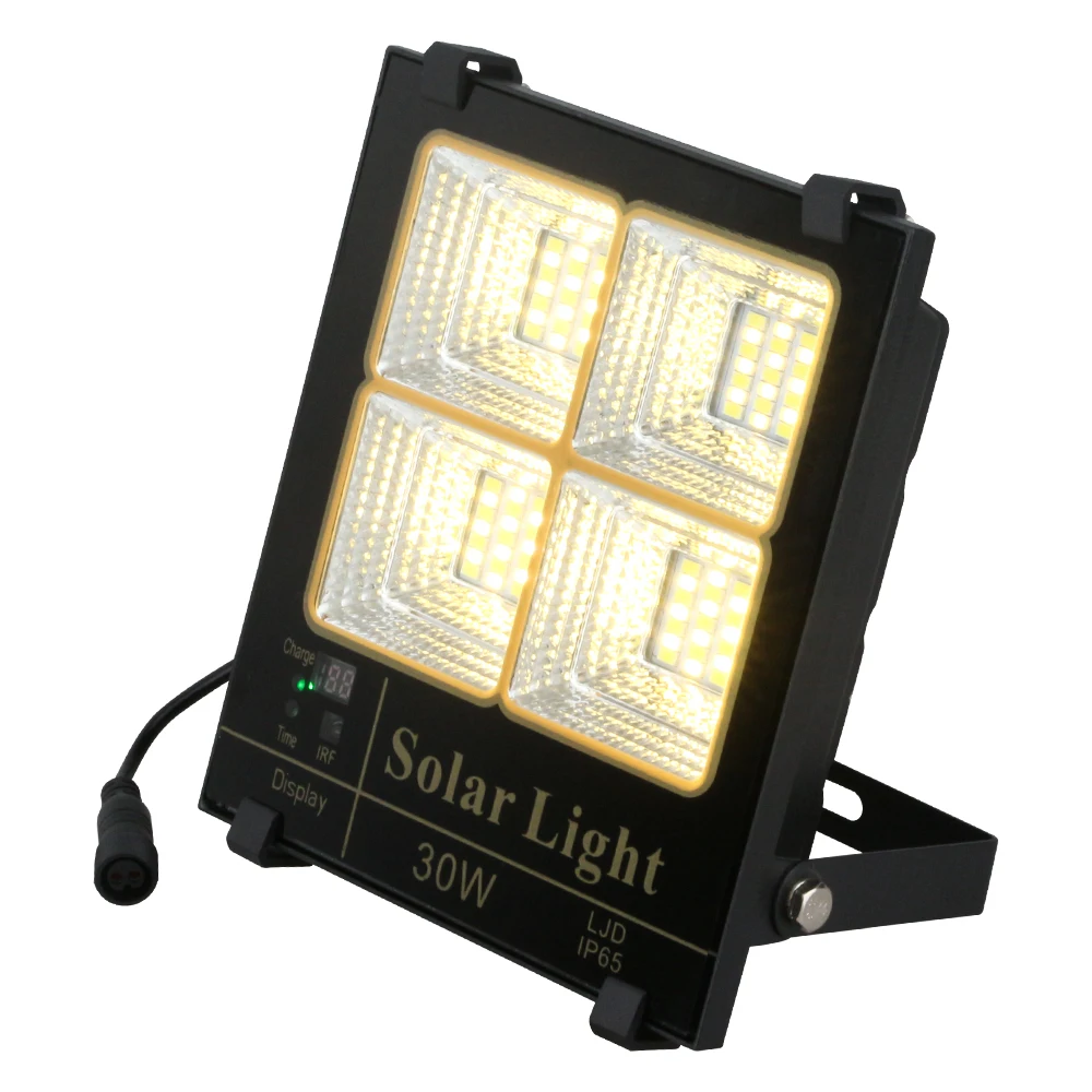Отображение наружного светодиодного освещения электричества для сада 100 Вт Солнечный прожектор ip67