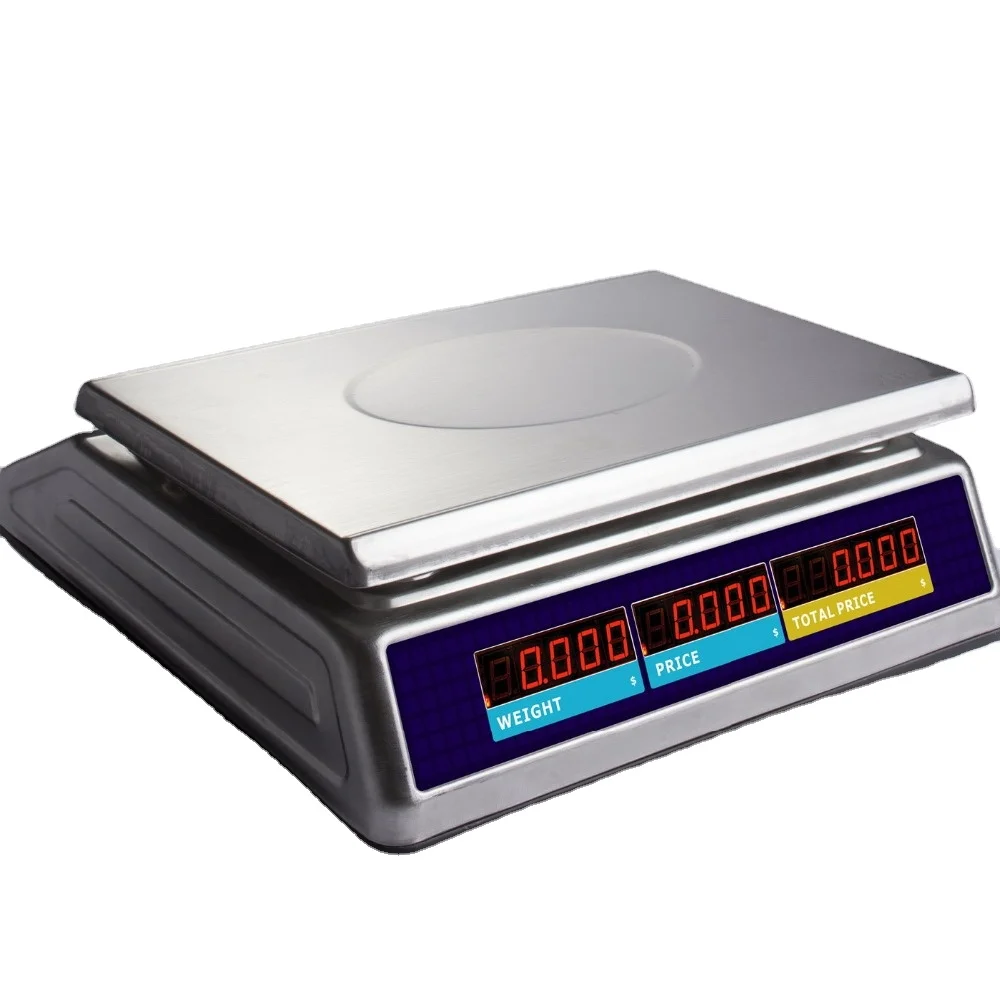 Newly  MERC MUSSEL WATER PROOF  Price Computing Scale Digital Weighing Scale for Supermarket