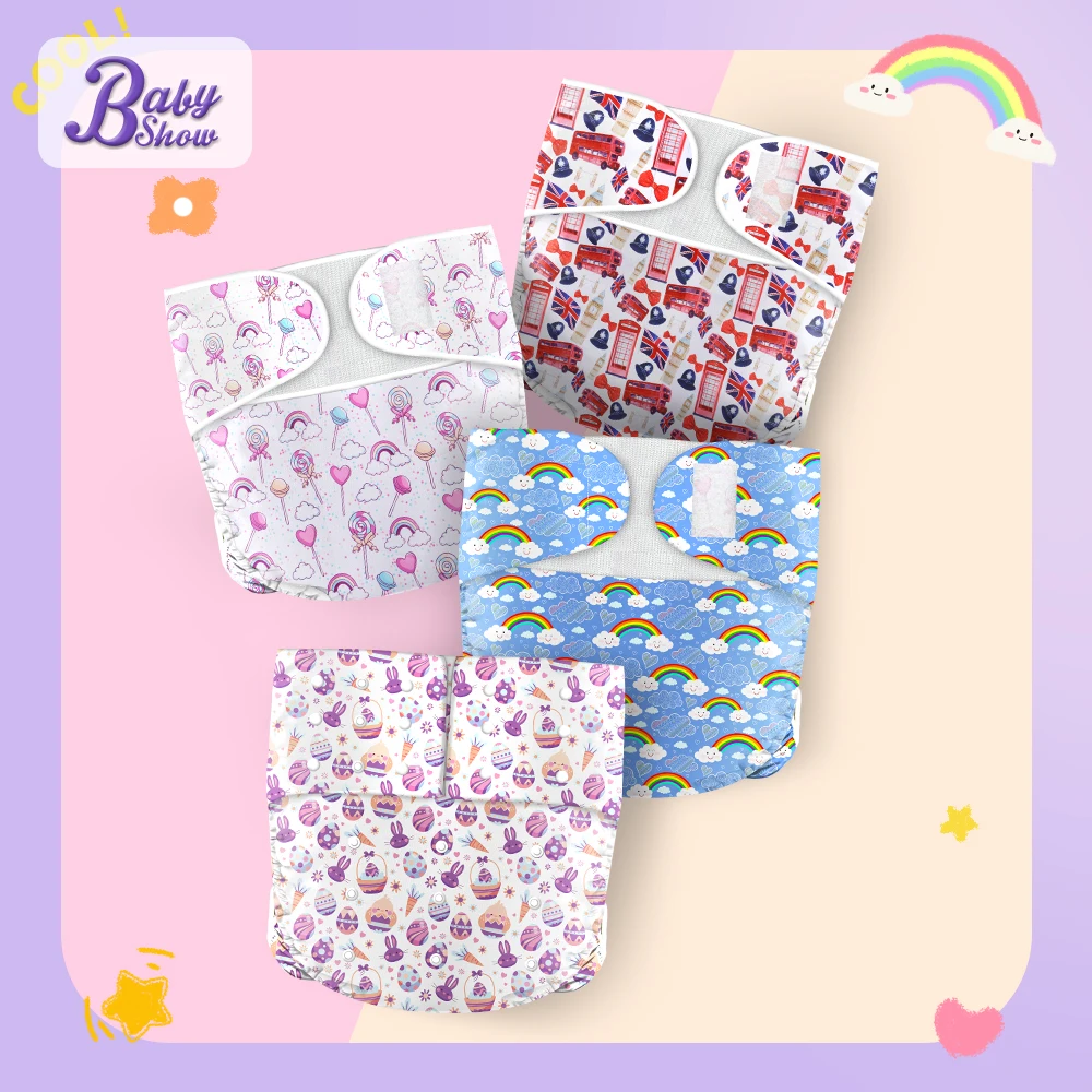 Abdl Reusable Adult Pants Incontinence Care Panties Adult Cloth Diaper 