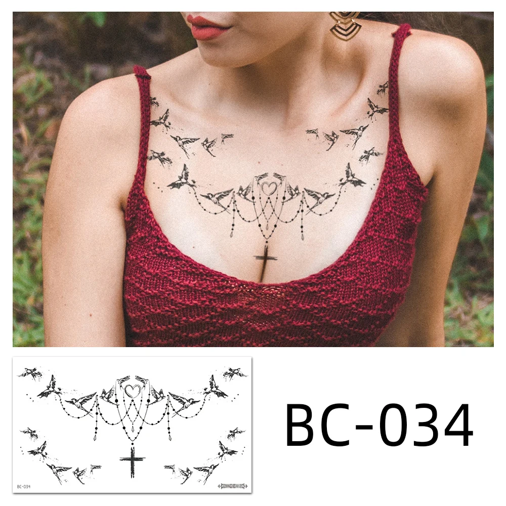 Flower Sternum Tattoo – neartattoos