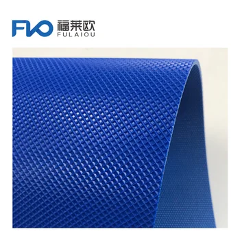 Factory blue diamond pattern PVC conveyor belt roll tapes