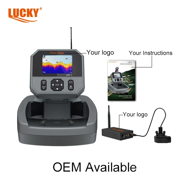 LUCKYSMART LBT-1-GPS Echosondeur Smart Fish Finder Kalanetsinta Fishing  Bite Alarm