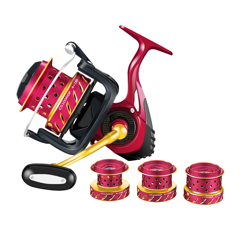 Top Right CS 1000-5000 Stainless Steel Spinning Reel for Saltwater & Freshwater Fishing, Easy Control, Durable Function Top Right CS 1000-5000 Stainless Steel Spinning Reel for Saltwater & Freshwater Fishing, Easy Control, Durable Function