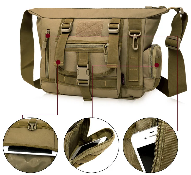 Mens Camp Sling Bag Canvas Tactical Shoulder Bag - Buy Camp Sling Bag ...