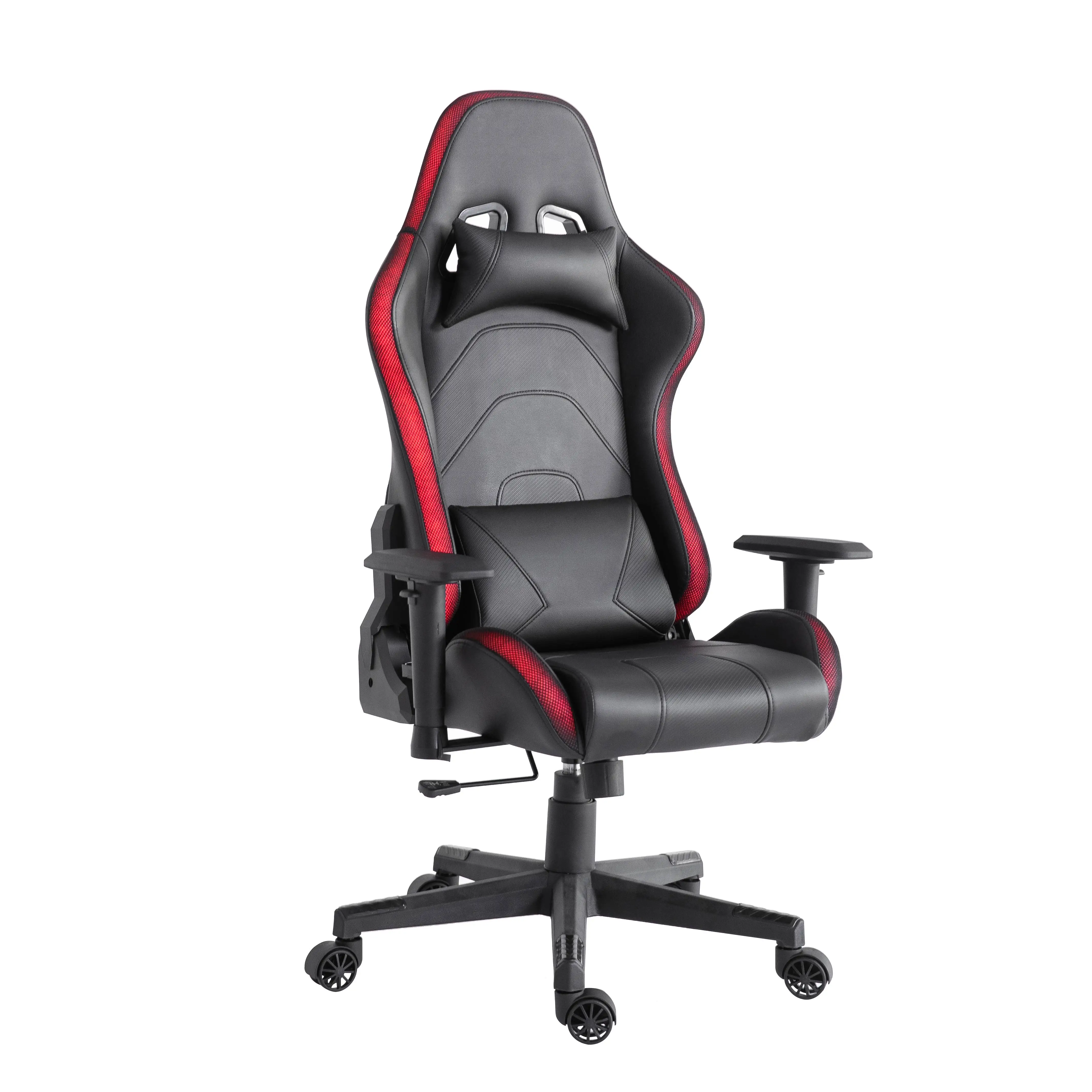 Новинка 2021, вращающийся стул, Офисный Компьютерный кожаный игровой стул со светодиодной подсветкой RGB, вращающийся игровой стул