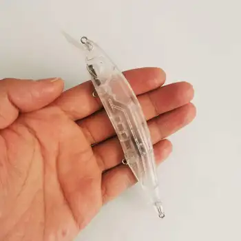 New Japanese Style DIY Floating Minnow Blank Lure Body, Unpainted Transferable Fishing Lure – Minnow – view 5