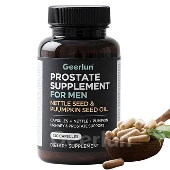 3X Benefits Formula Prostate Supplement for Men Saw Palmetto Pills Pumpkin Seed Oil Promotes Prostate Capsules