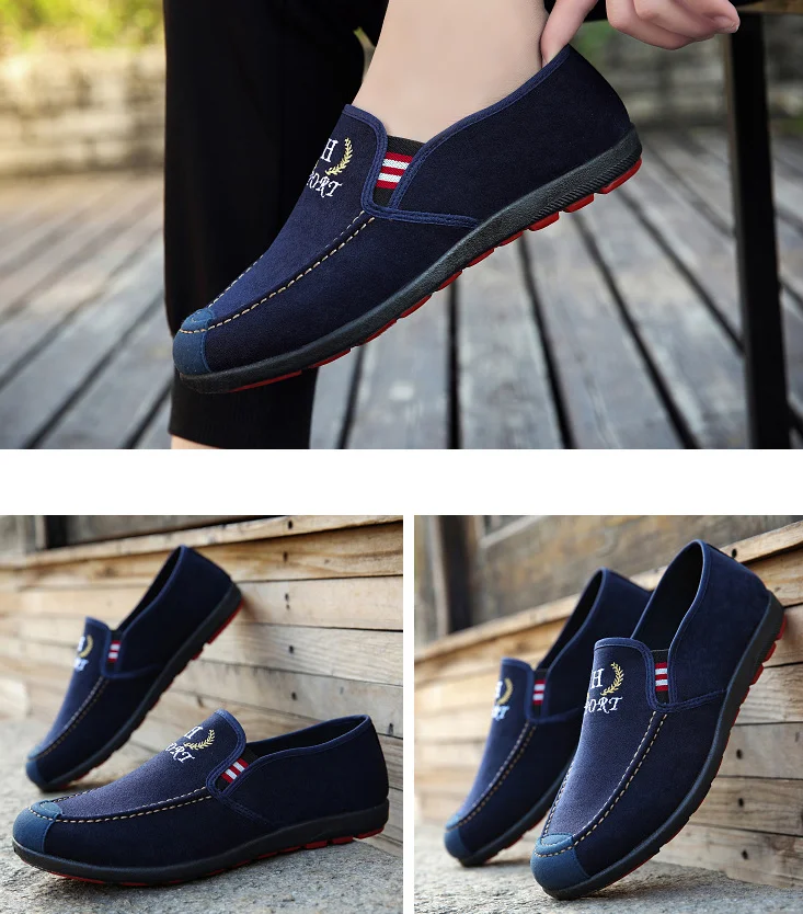 2025 Summer Design Man Canvas Shoes Trend Fashion Breathable