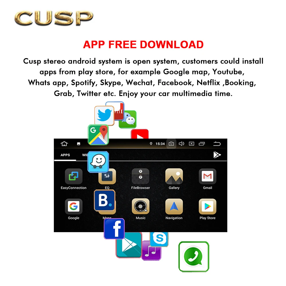 CUSP Big Screen for Daihatsu Terios Wild 2006-2012 6.2Inch 4G64G Car Multimedia NAVIGATION DSP Car Stereo ANDROID GPS DVDCarPlay