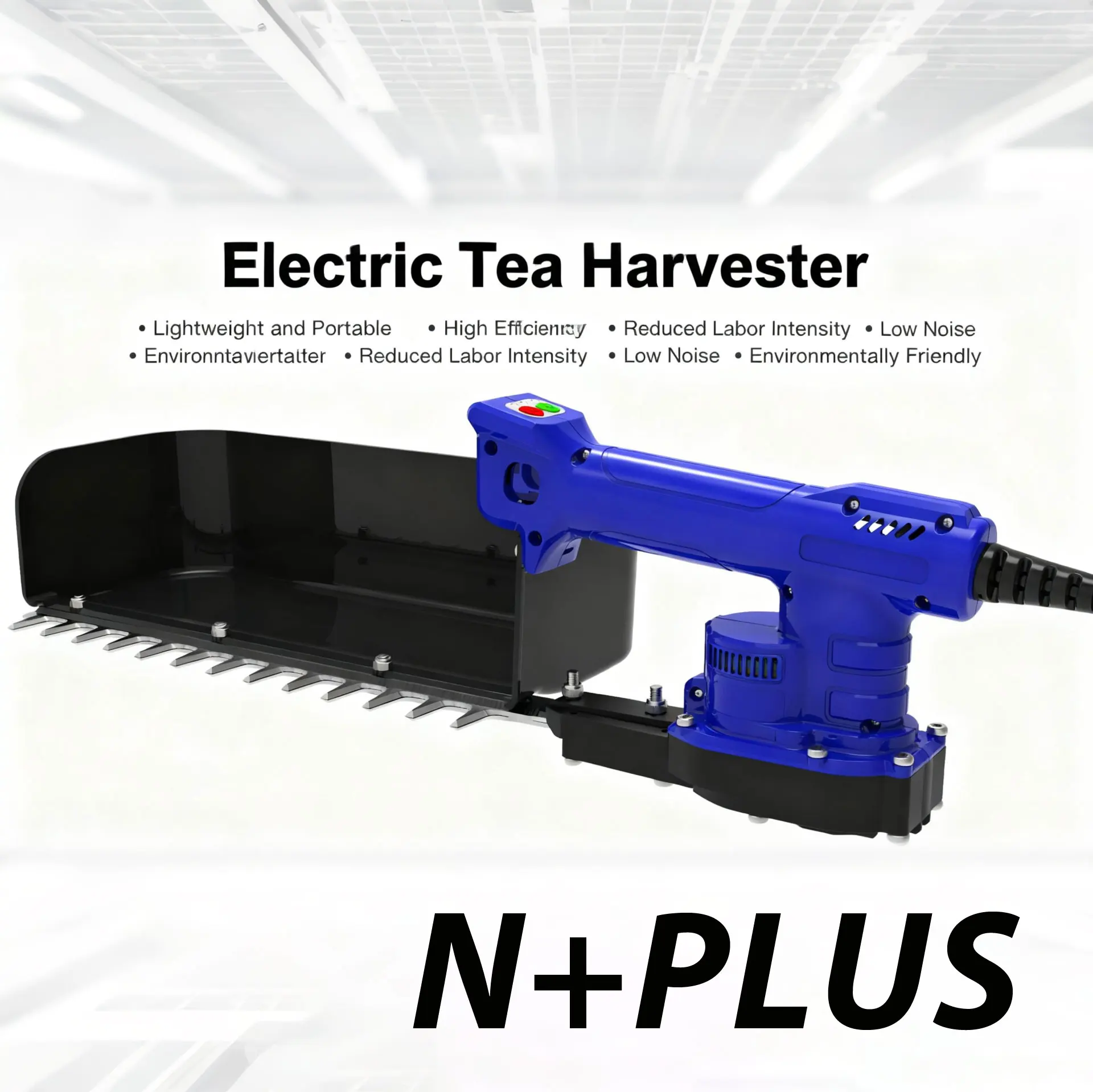 Agriculture Lightweight Tea Picking Harvester New Energy Lithium Battery Efficient Tea Leaf Precise Cutting Picker Machine