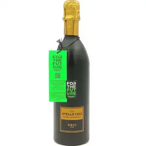 Italian Otello Lambrusco IGT Aluminum Bottle Sparkling Red Wine for BBQ and Cured Meats 6 Bottles Per Box