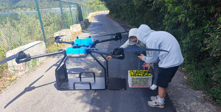 Transporte Capacidad De Carga De Un Dron Cargo Delivery Drone 50KG