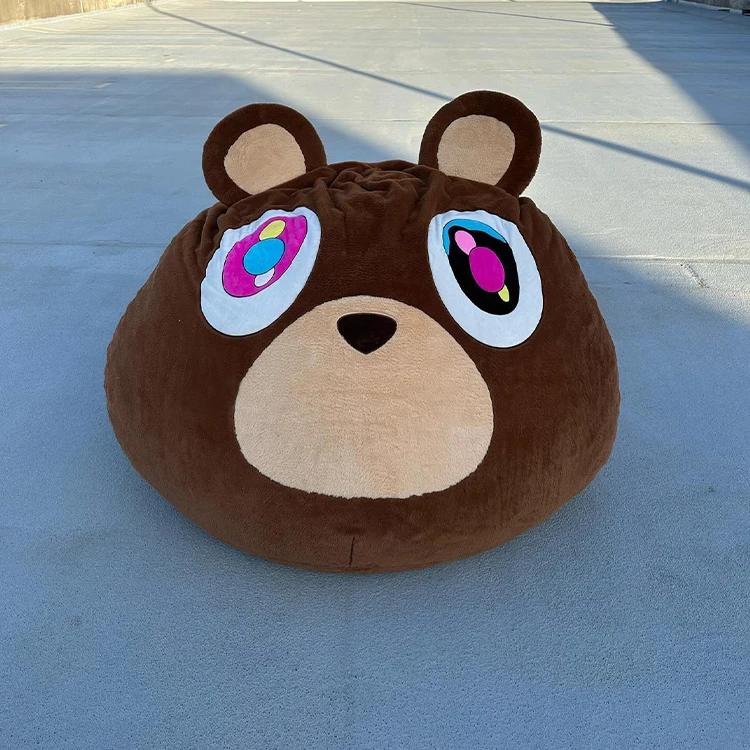 Kanye West Bear Plush Furniture Fat Sack Beanbag High Quality Lazy Big