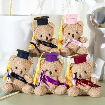Customizable Cute Teddy Bear Doctor Doll For Graduation Souvenir