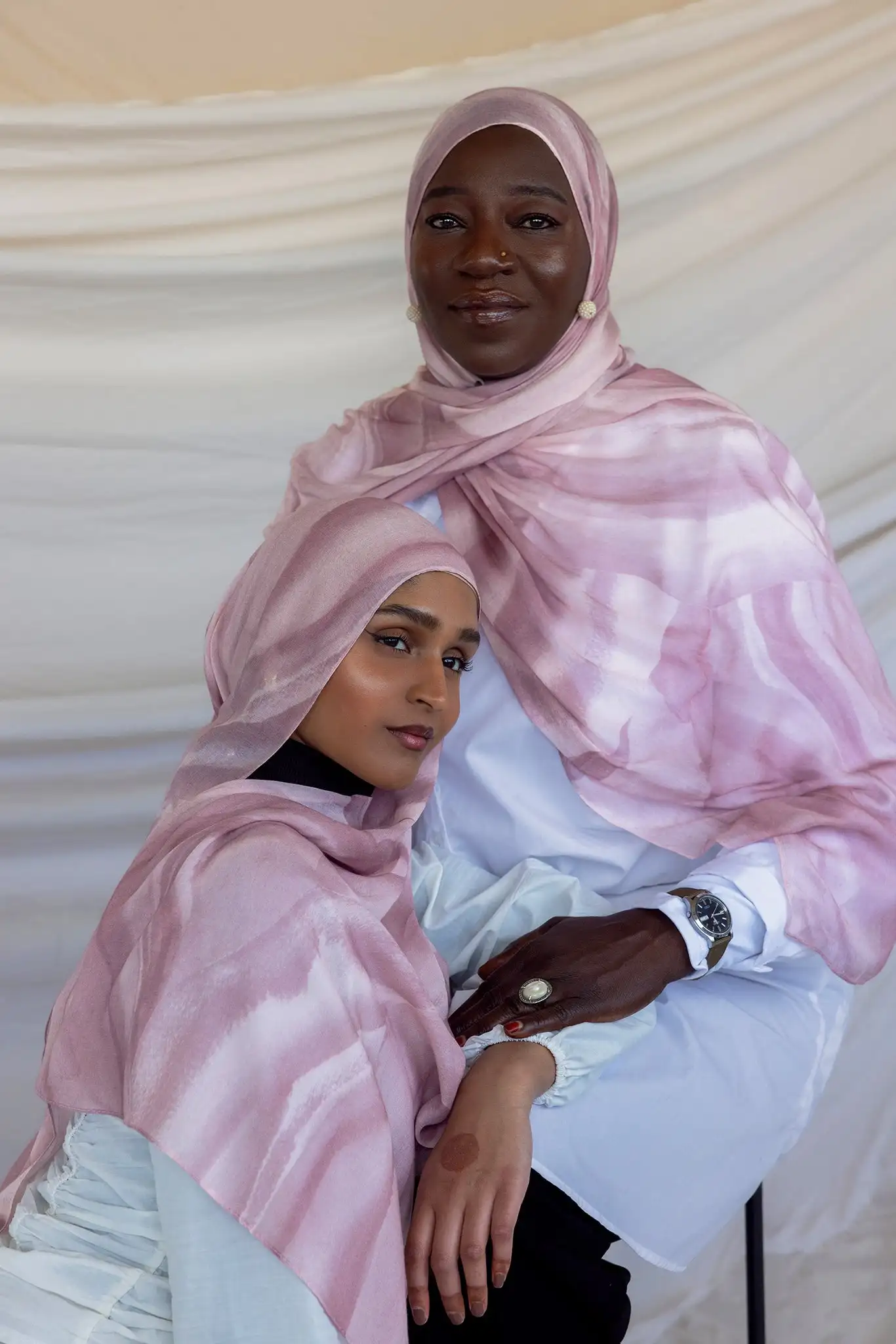 Ombre Hijab Printed Marble Modal Hijab Scarf Cotton Viscose  Bamboo Modal Not See Through Soft Print Modal Hijab