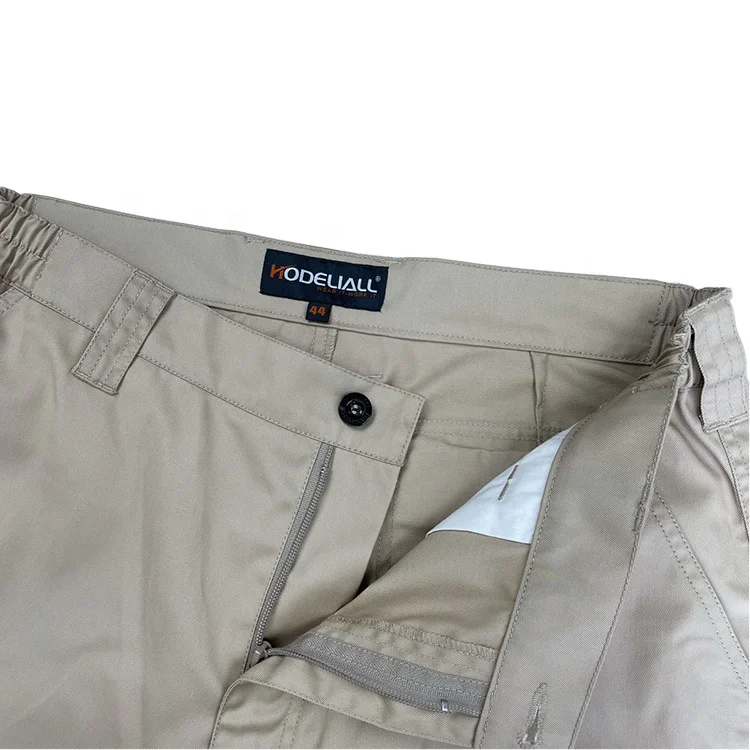 Hebei Hodeliall Custom Designer Regular Fit Size 40 Tech Casual  Loose Camal Brown Color  Chino Long  Pants for Men Clothes