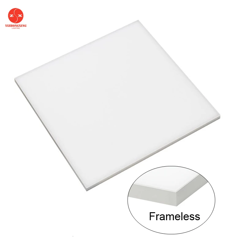 36w 40w 48w 54w 72w manufacturers for office frameless flat led light panel  CCT  DALI  dimmable led panel lighting