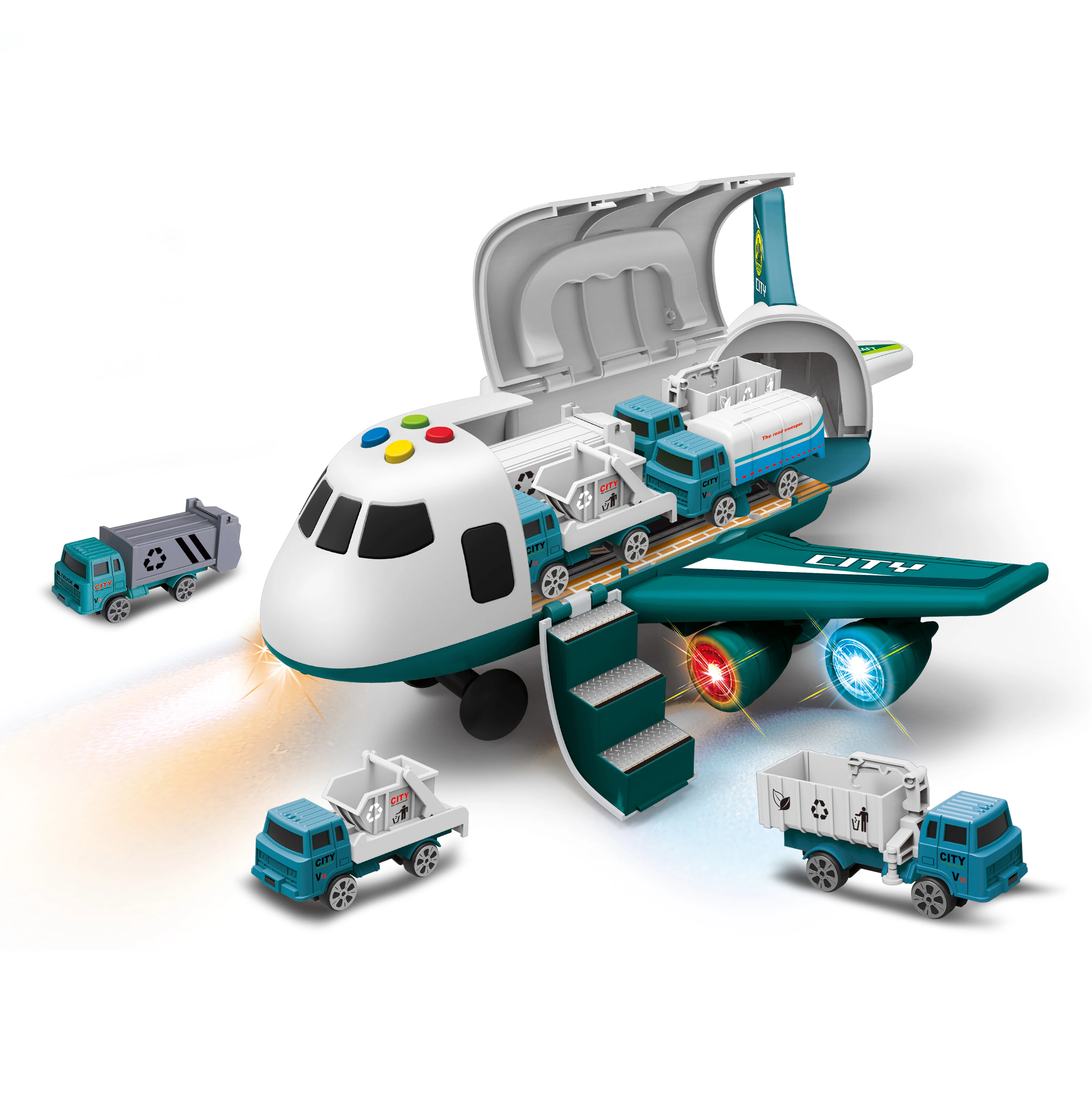 Aereo Giocattolo Per Bambini – Veicolo In Plastica, Regalo Per Piccoli Piloti (Non Adatto Sotto I 3 Anni)