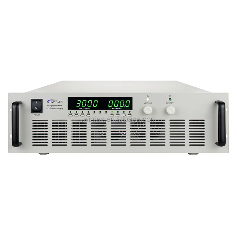 Programmable 5000V 4000V 3000V 2000V 1500V 1000V Adjustable Lab High Voltage DC Power Supply 3000W with Digital Communication