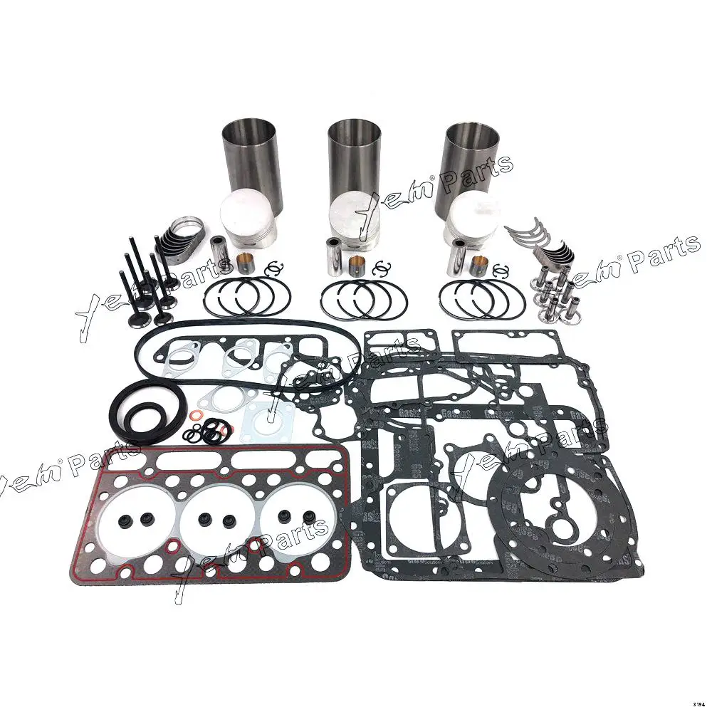 For Kubota D1402 IDI Overhaul Kit With Bush Excavator Engine Part