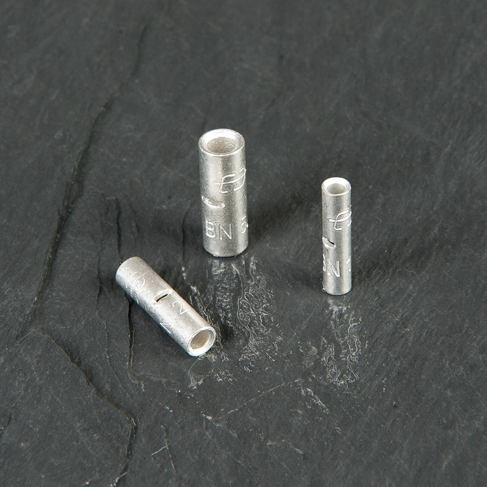 Non Insulated Butt Splice Connectors BN 2 for Quick Crimp Electrical Terminal Connectors