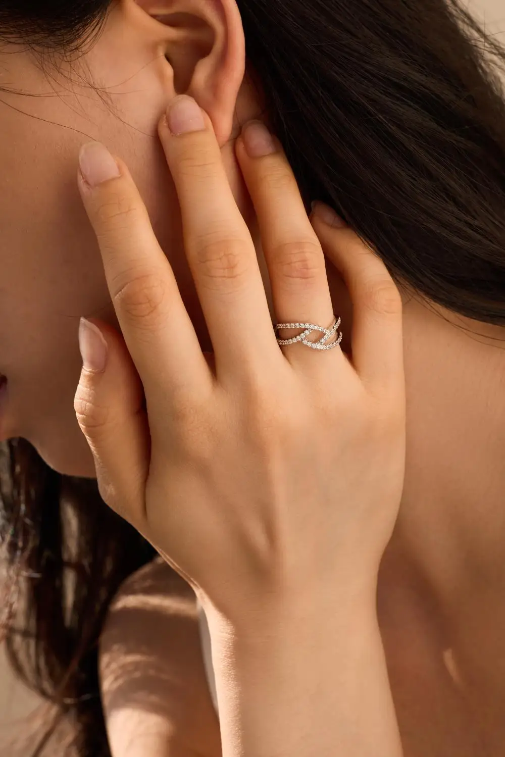 KAKODIY Elegant Simple Jewelry Ring Women Wedding Engagement 925 Sterling Silver Ring detail 2