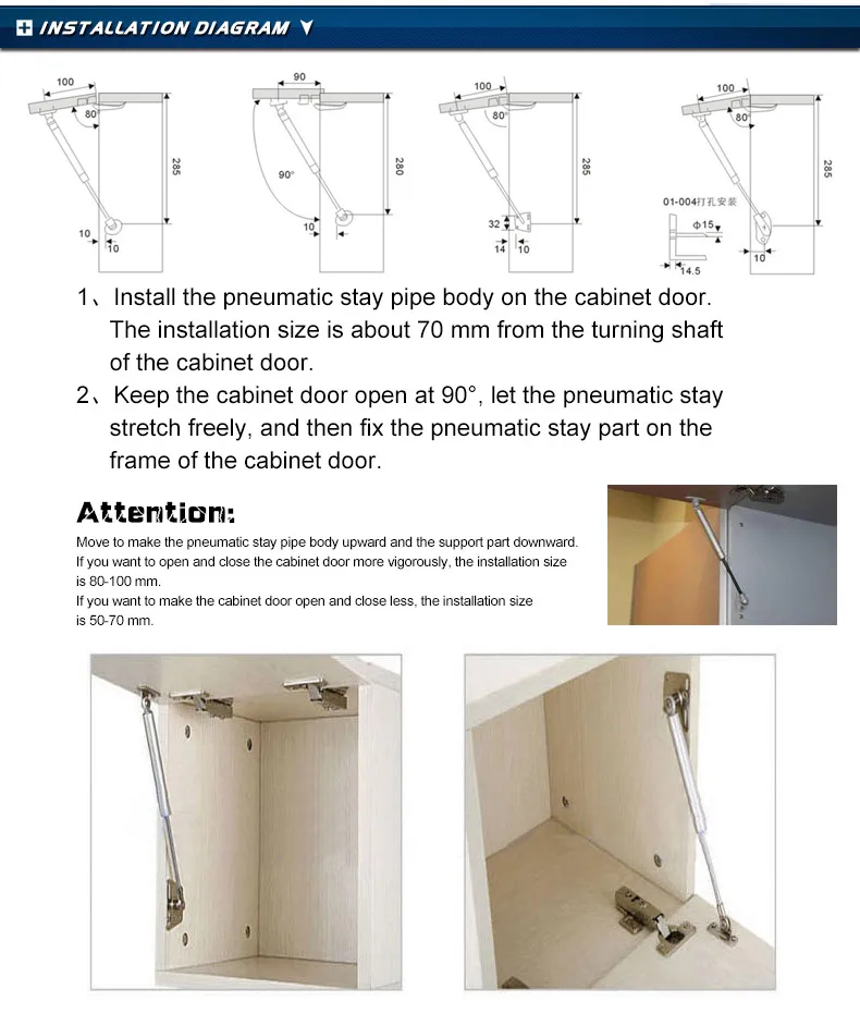 ROEASY Cabinet Support Lid Stay Hinge For Kitchen Auto Locking Strut roeasy-cabinet-support-lid-stay-hinge-for-kitchen-auto-locking-strut