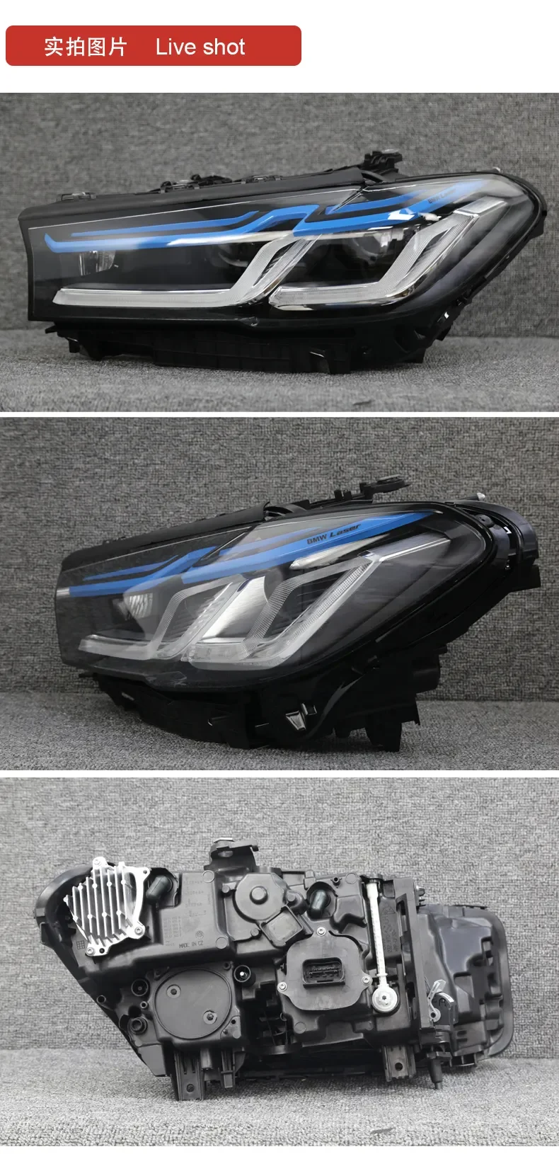 Headlight Assembly For BMW 5 G38 G30 2017-2020 Car LED Headlight