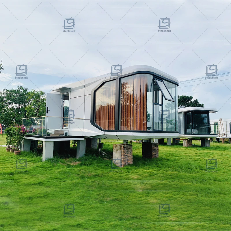 Prefabricated House Smart Control System Tiny Home Container House Space Capsule House