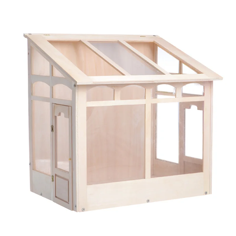 112 Scale Miniature Dollhouse Conservatory The Wooden Greenhouse Sun