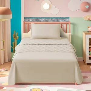 Wholesale Baby Child Bedding Set Includes Quilted Comforter Fitted Sheet Flat Top Sheet Pillowcase Handwoven Polyester Filling