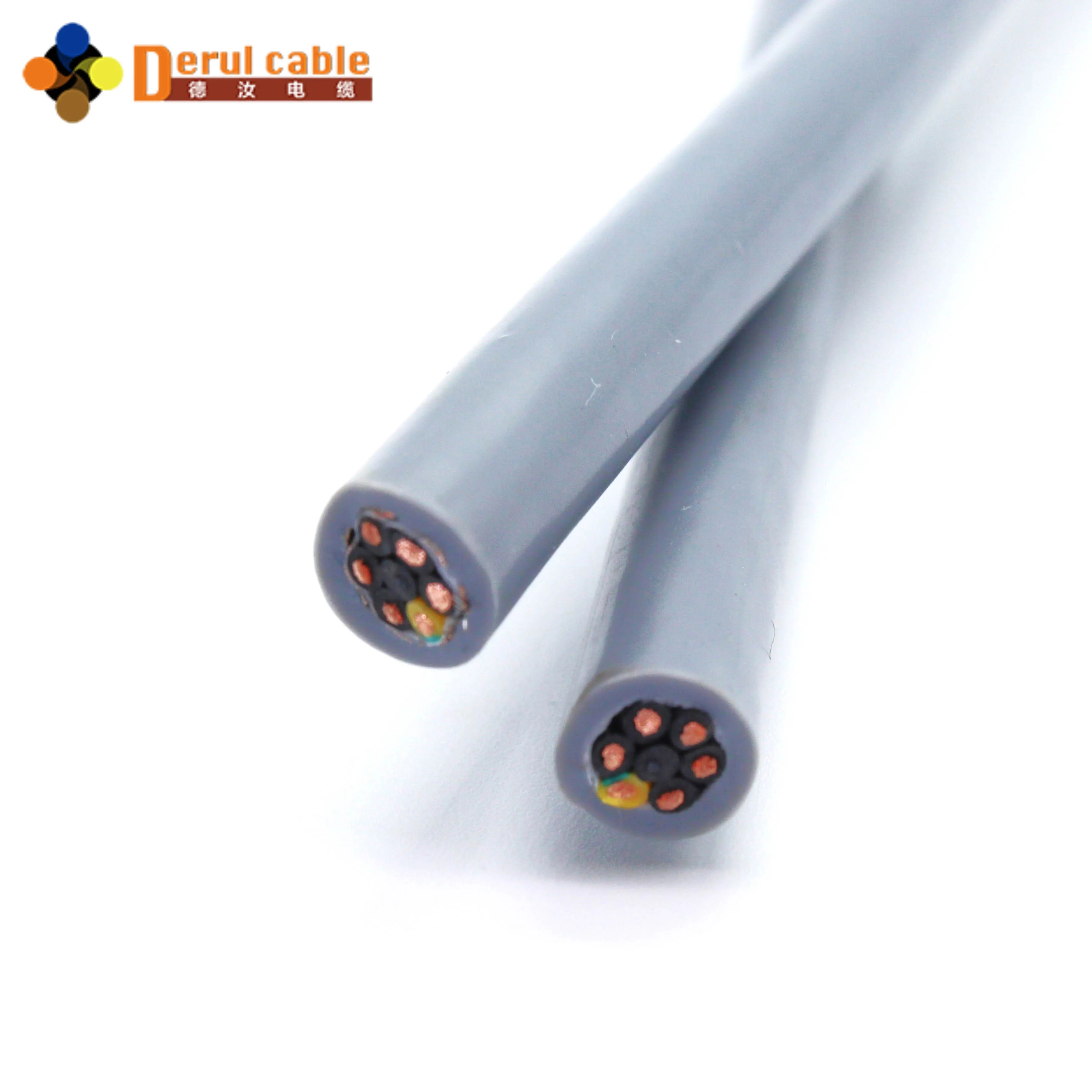 Pur Jacket Highly Flexible Hybrid Cable Signal And Power Cable For