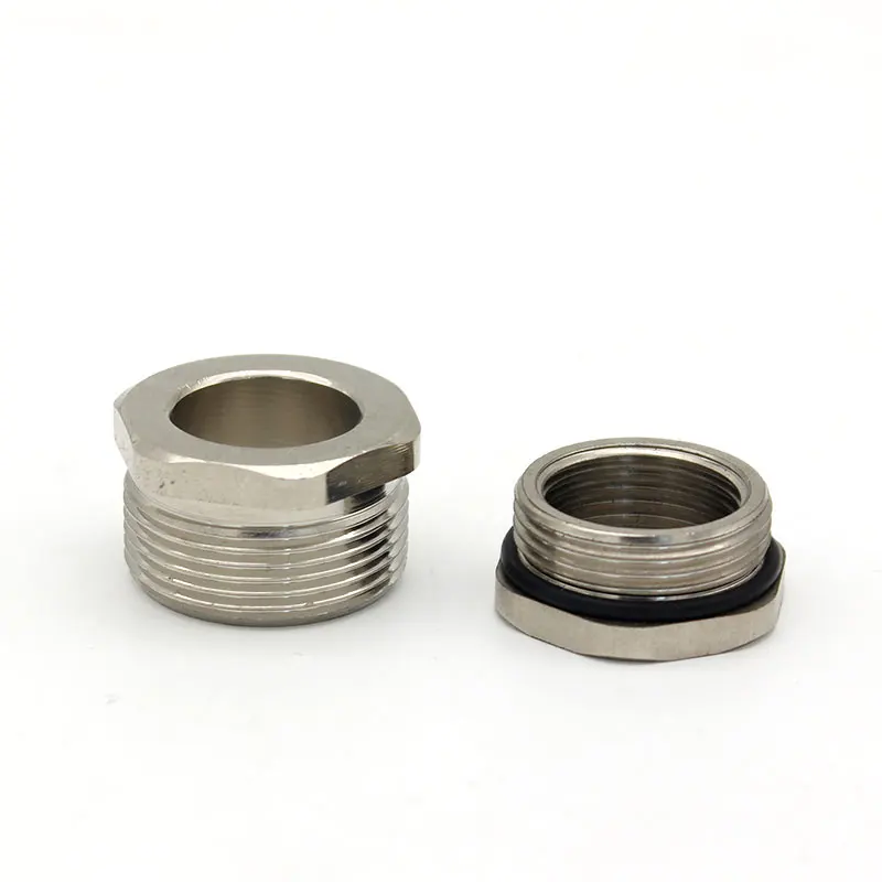 Nickel Plated Brass Thread Reducers Metric to MetricThreads