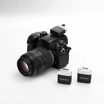 BOYA BY-M1V/V2 Wireless Microphone for Camera Smartphone Computer and Recording Device With Noise Reduction detail image