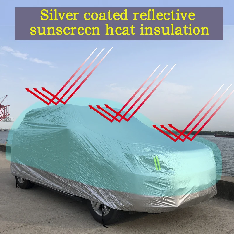Solar Charging Silver Coated Reflective Sunscreen Heat Insulation Auto
