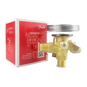 T2 TE2 R404a R22 Refrigeration Part Brass Thermal Expansion Valve for Air Conditioning Evaporator