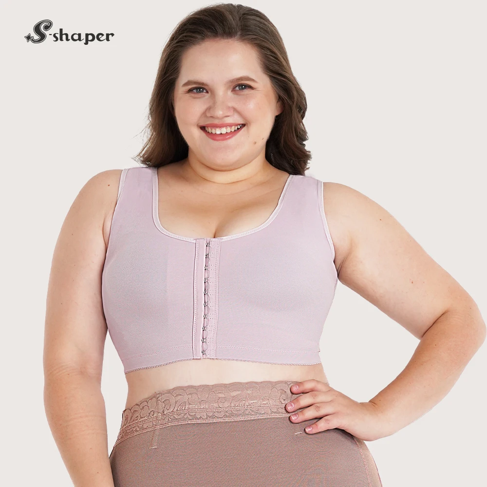 S-SHAPER Taille Élevée Compression Shapewear pour Femmes Rétablissement Postpartum avec Contrôle Ferme du Ventre Soutien-Gorge Corps Ajustable Minceur