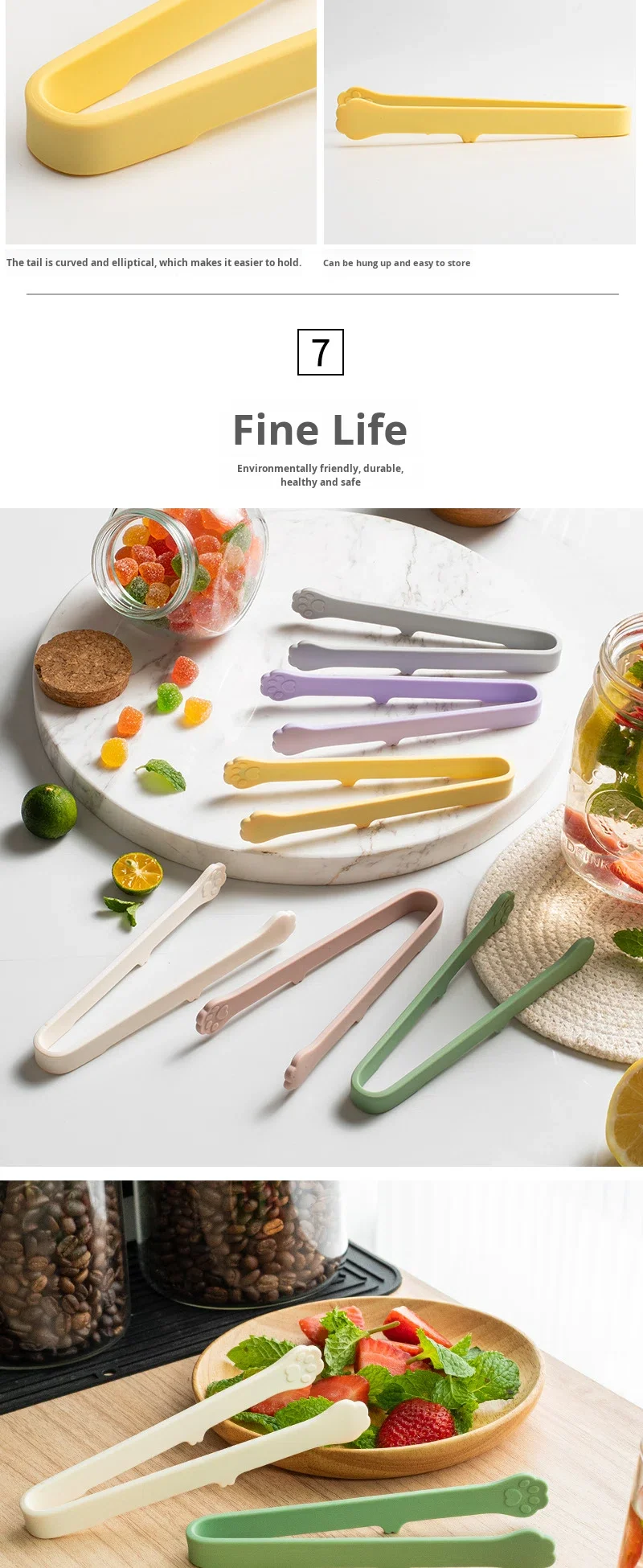 Multi-functional cat Paw Mini Silicone Food Tongs Food-grade Silicone Snack and Fruit Tongs Cake Tools Silicone cat Paw Clamp supplier